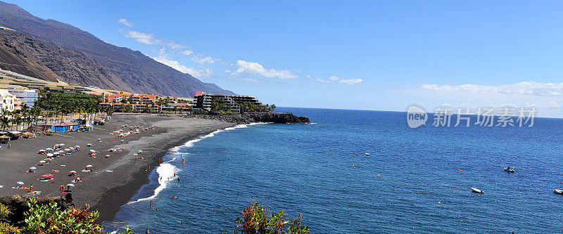 海滩 Puerto Naos，拉帕尔马，加那利群岛